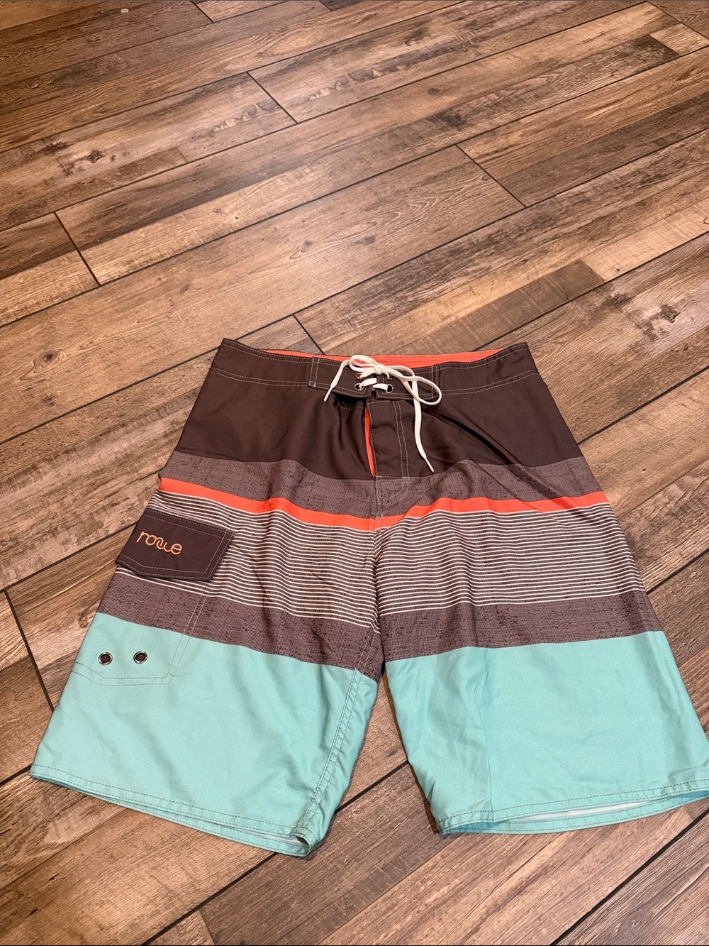 Rogue Men’s Striped Board Shorts